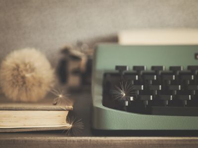 Old typewriter