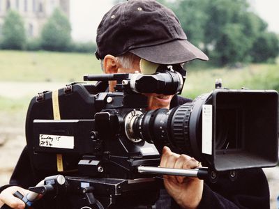 MAN USING LARGE CAMERA