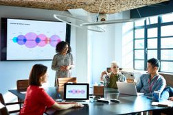 Management team in meeting
