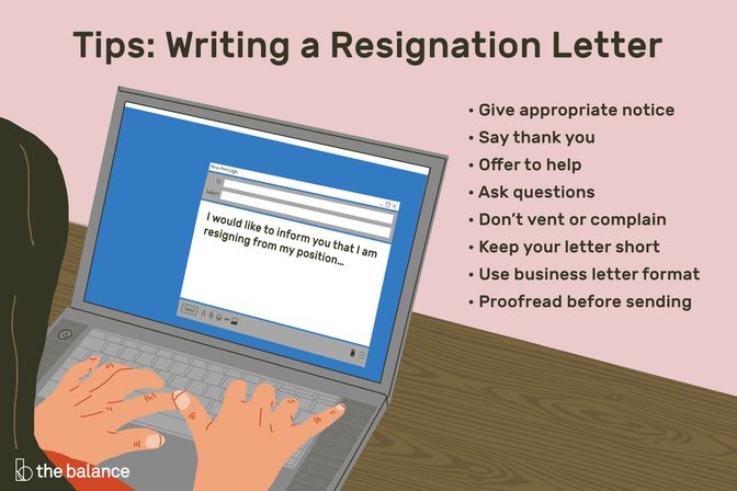 How to write a resignation letter