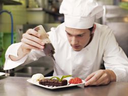 Chef in kitchen