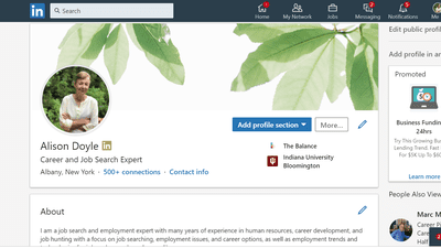 LinkedIn Alison Doyle“width=
