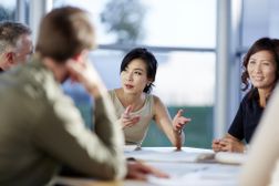 Business people in meeting