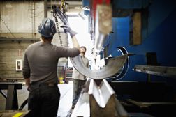 Steel worker