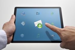 email on tablet