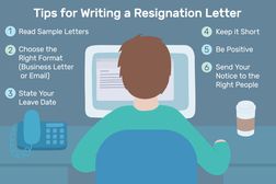 Tips for writing a resignation letter