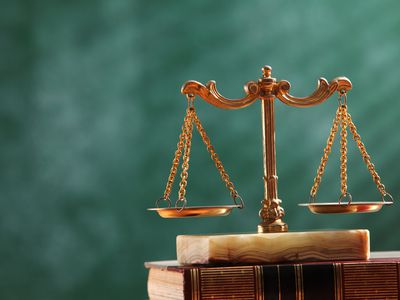 Close-Up Of Scales Of Justice
