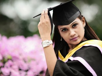 Master in Public Health graduate in cap and gown