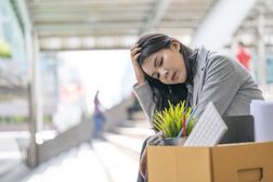 Person leaving job